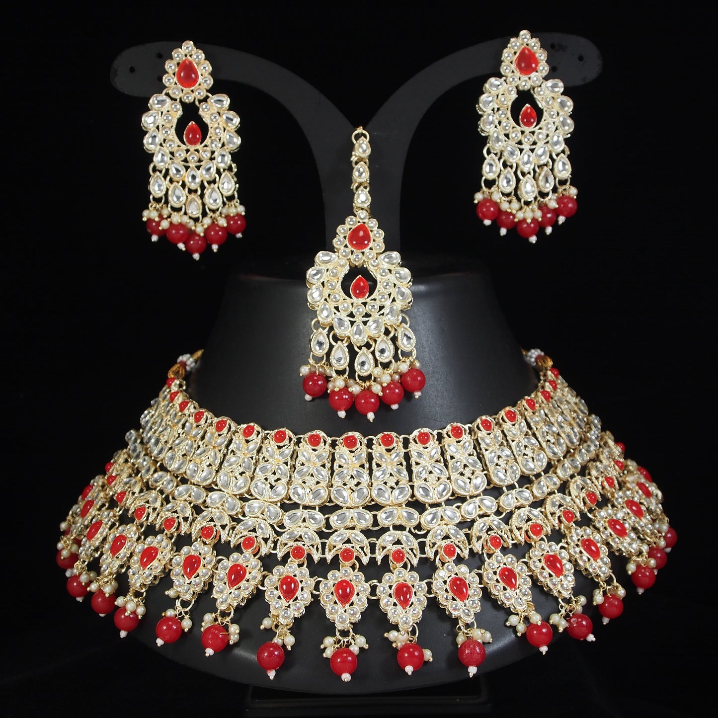 Choker CZ Stone Choker Jewellery Set