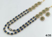 Antique Gold Plated Long Jewellery Set