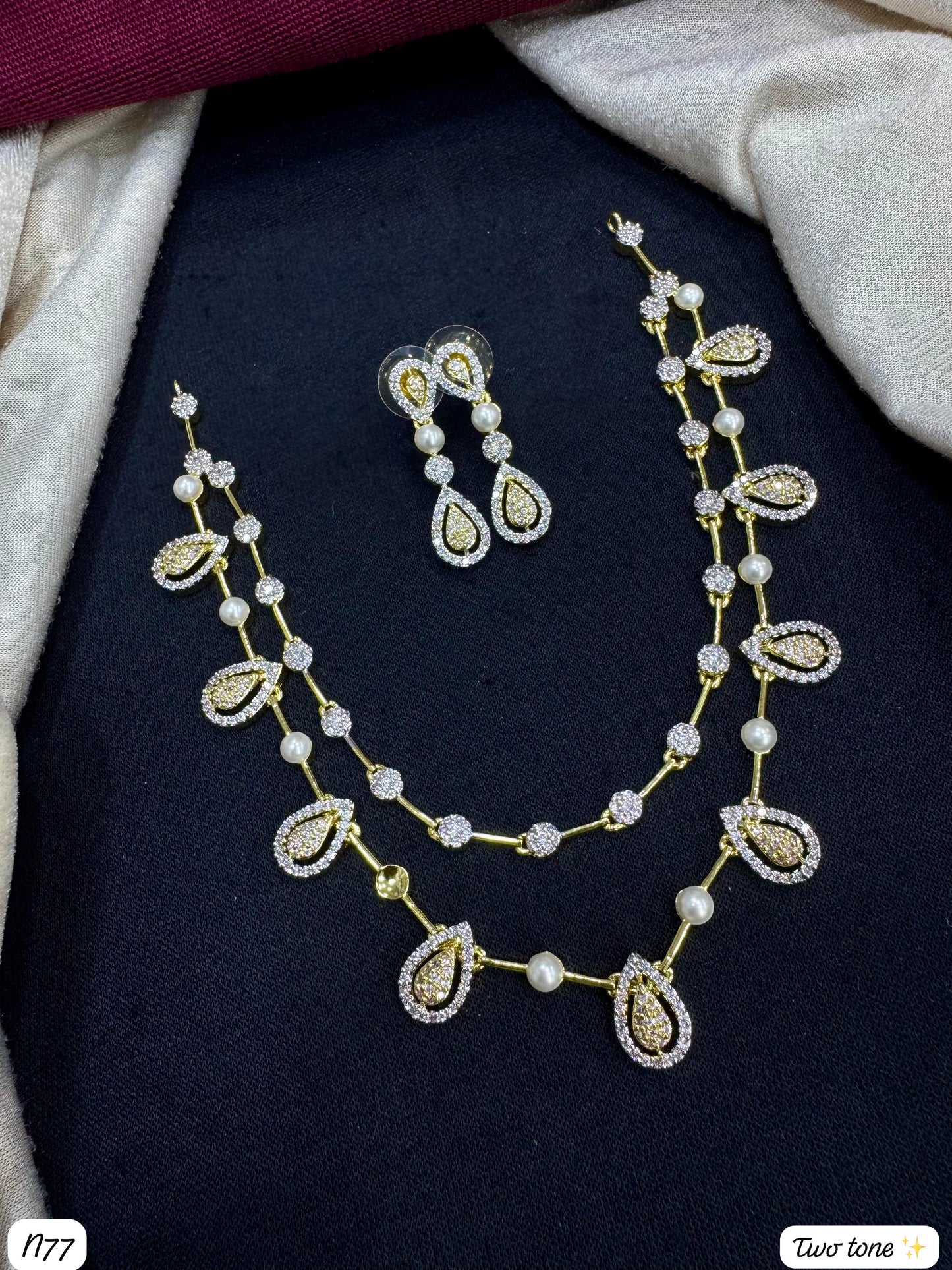 Elegant Teardrop ad Necklace & Earring Set – Lucentemarket