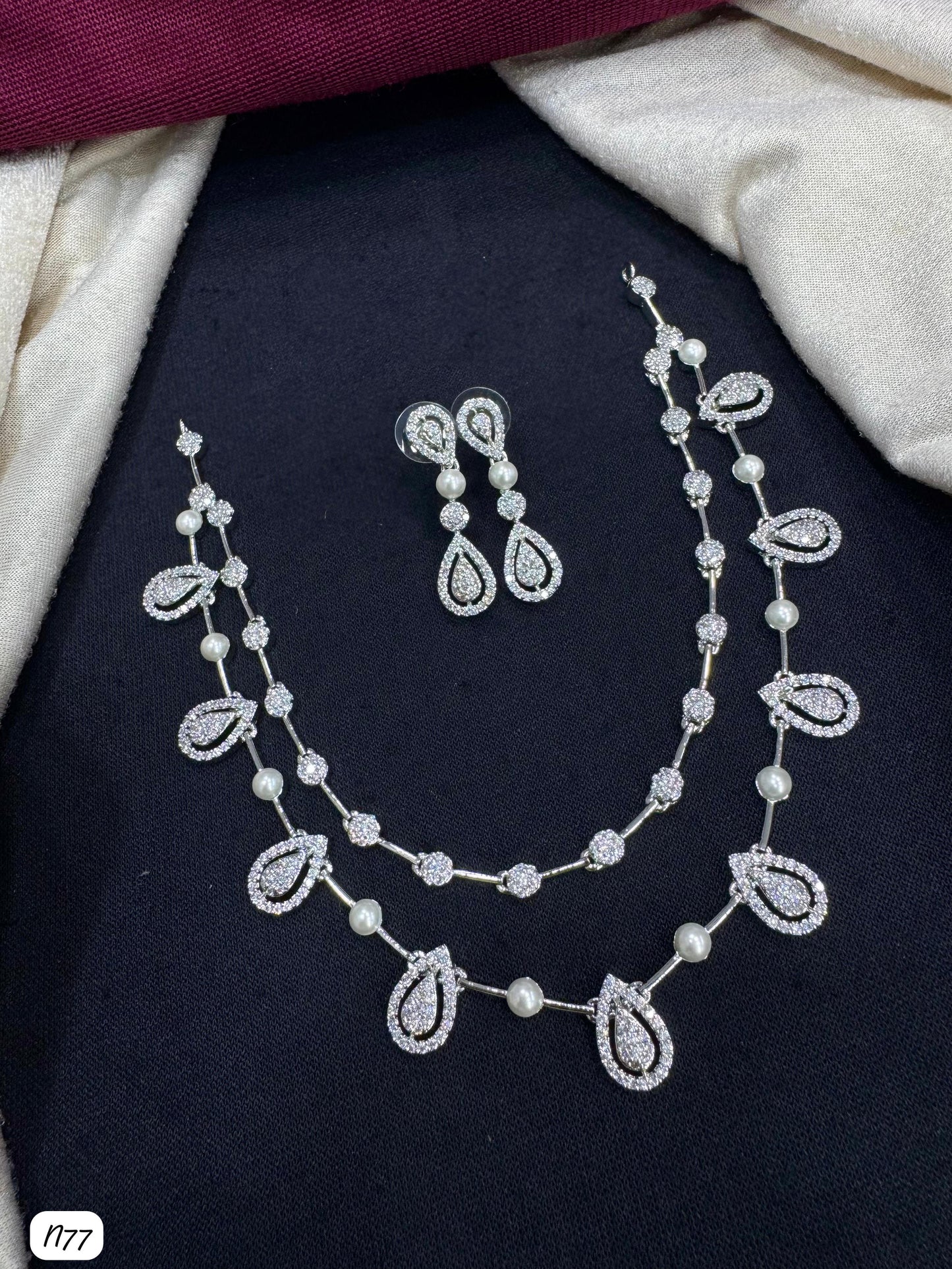 Elegant Teardrop ad Necklace & Earring Set – Lucentemarket