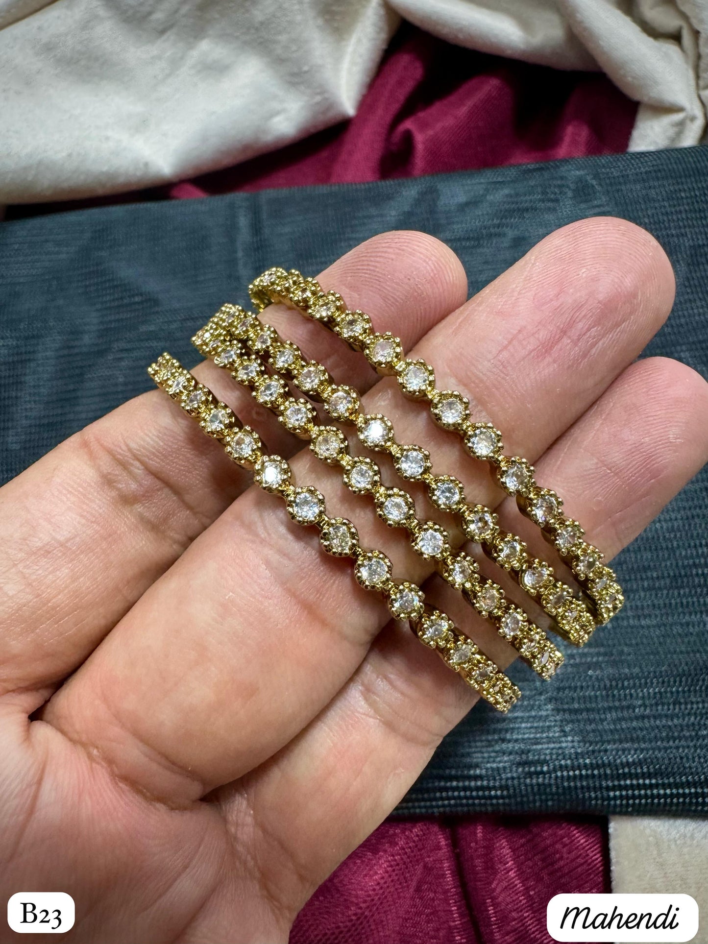 American Diamond Bangles
