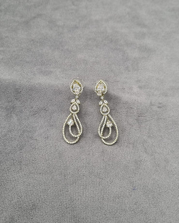 "Pink Petal" Double Teardrop Dangles