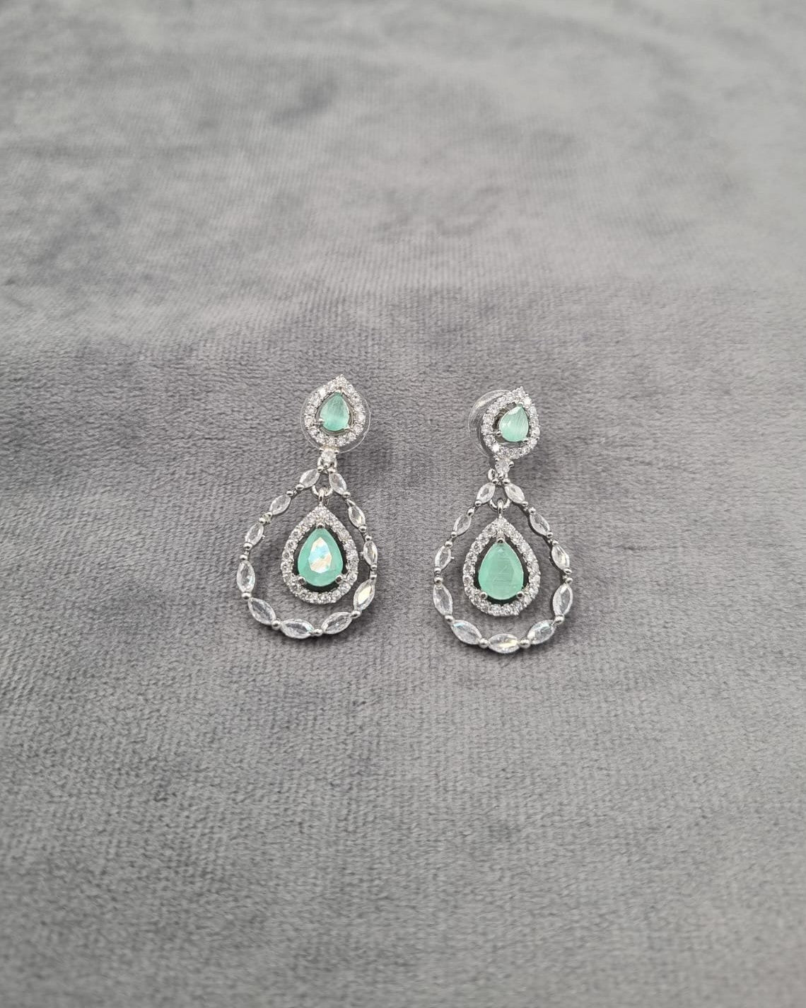 Double Teardrop Earrings