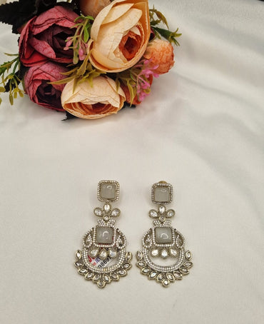 Luxurious Square Stone AD Earrings