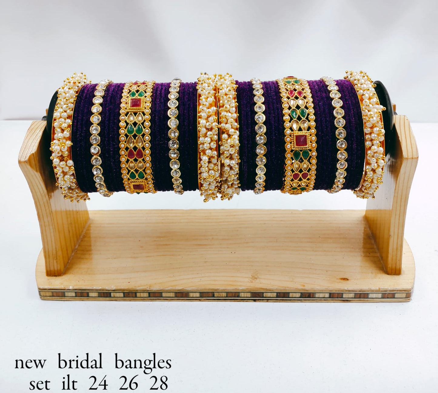 Latest Fashionable Tear Dropped Silk Thread Pearl Dropped Beautiful Chudda Combo Set For Women And Girls For Wedding