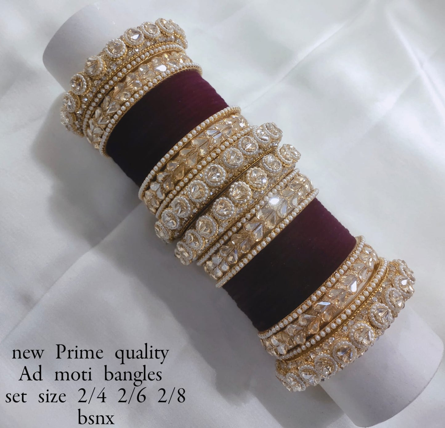 Gold Plated Bridal Bangle Set
