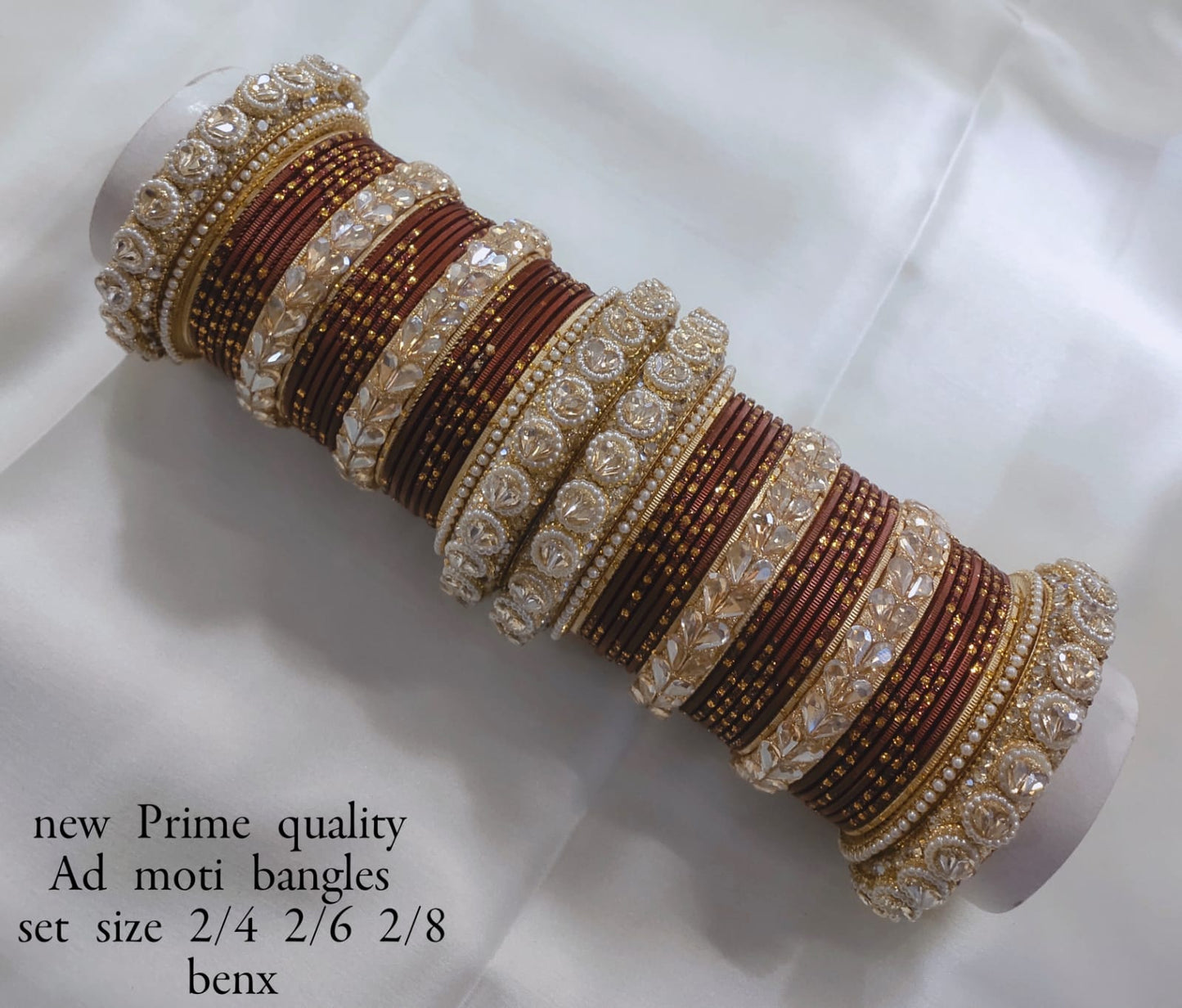 Antique Gold Plated Bridal Bangle Set