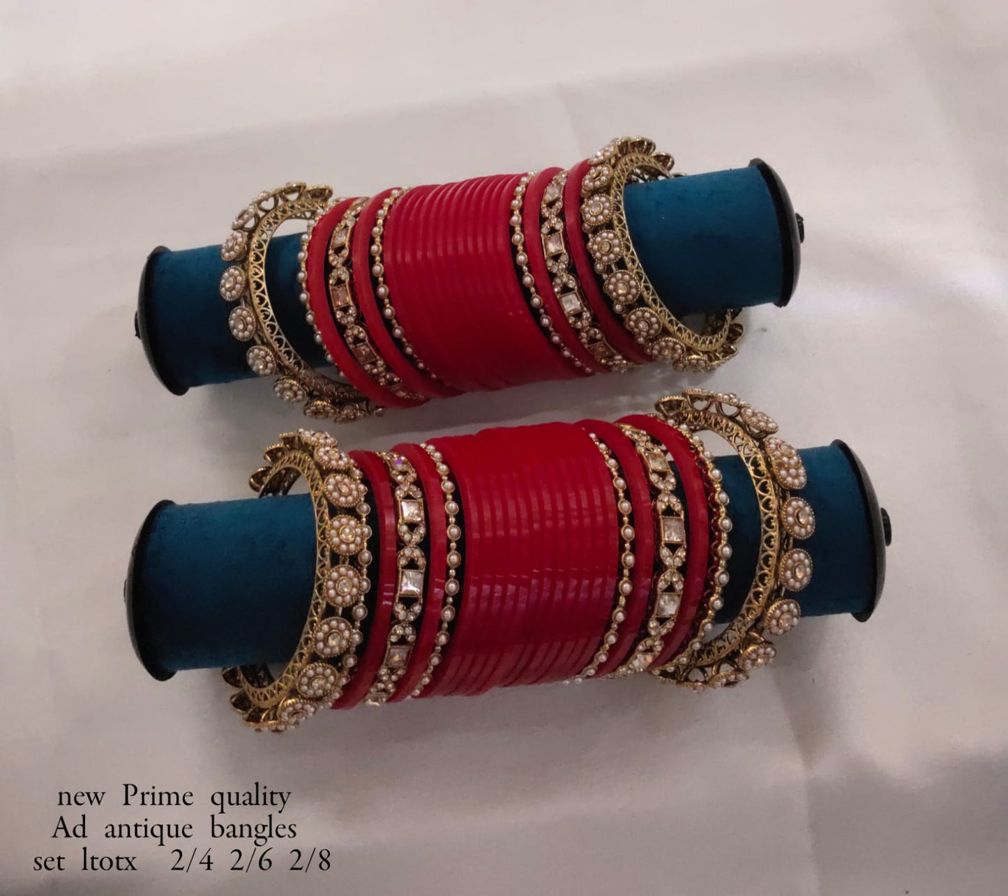 Gold Plated Bridal Bangle Set