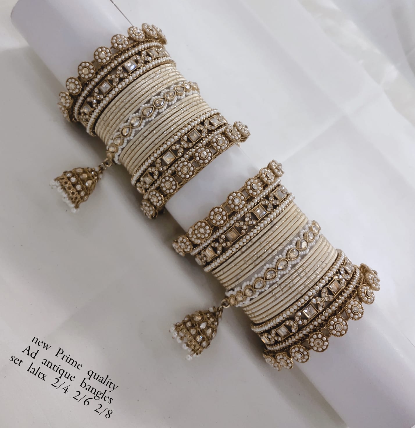 Antique Gold Plated Bangle Set