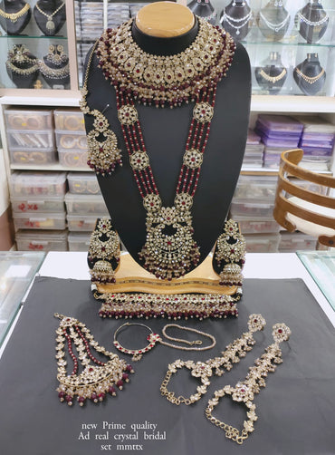 Bridal Collection Handcrafted Kundan Stud Bridal Jewellery for the Modern Bride