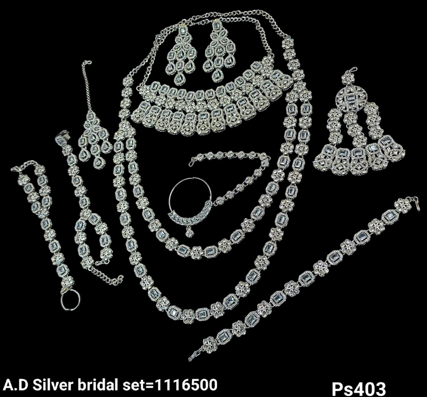 Silver Plated Bridal Set