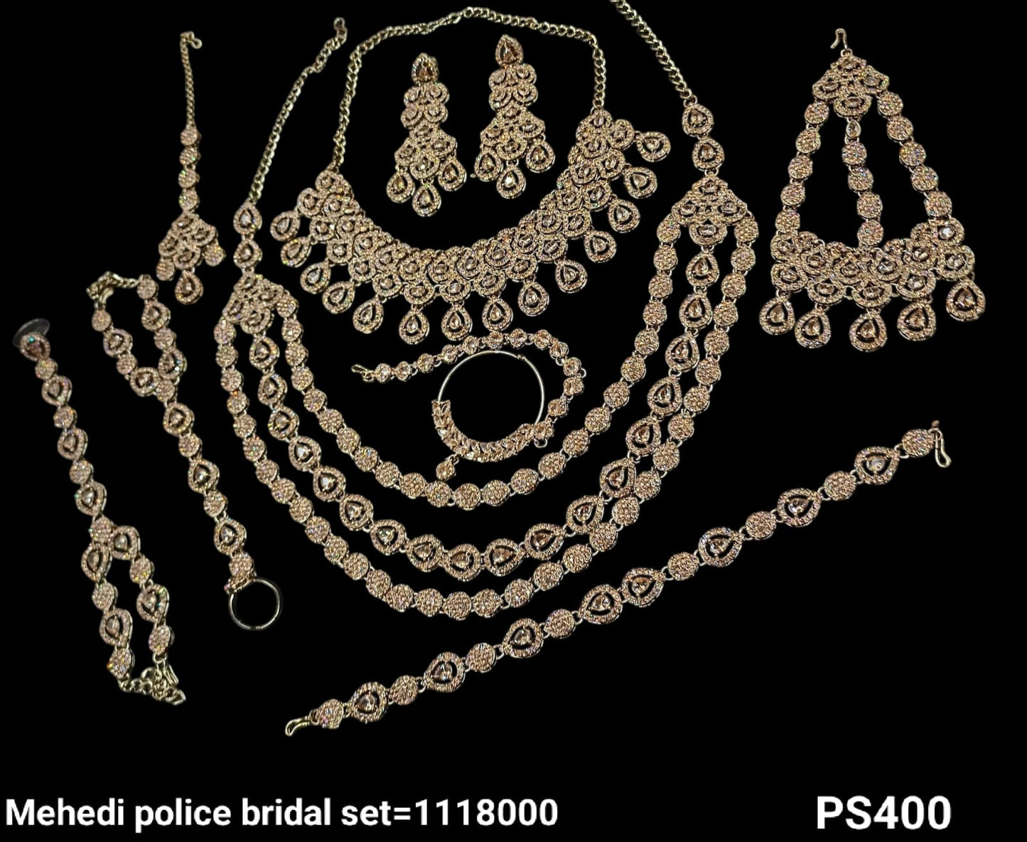 Antique Gold Plated Bridal Set