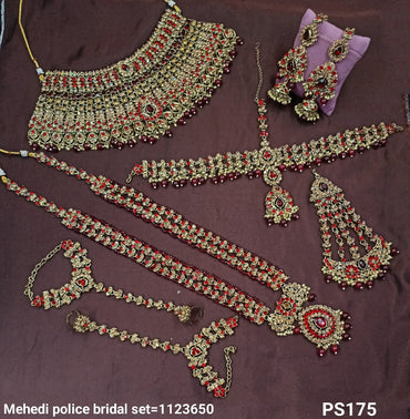 Heavy Bridal Jewelry Set – Intricate Handcrafted Design for Weddings