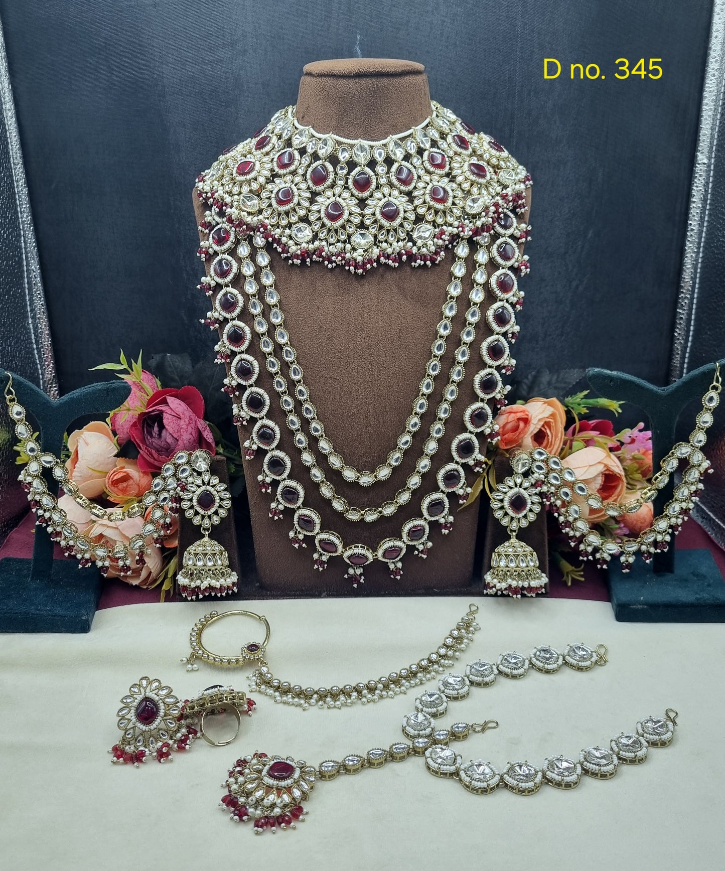 Complete Handcrafted Bridal Necklace Set