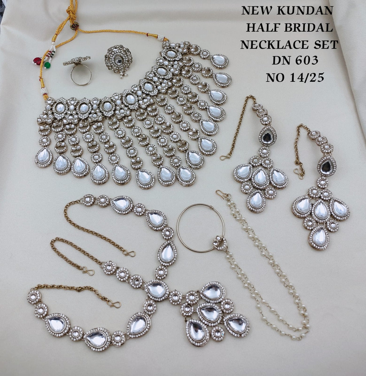 Bridal Kundan Choker Jewellery Set