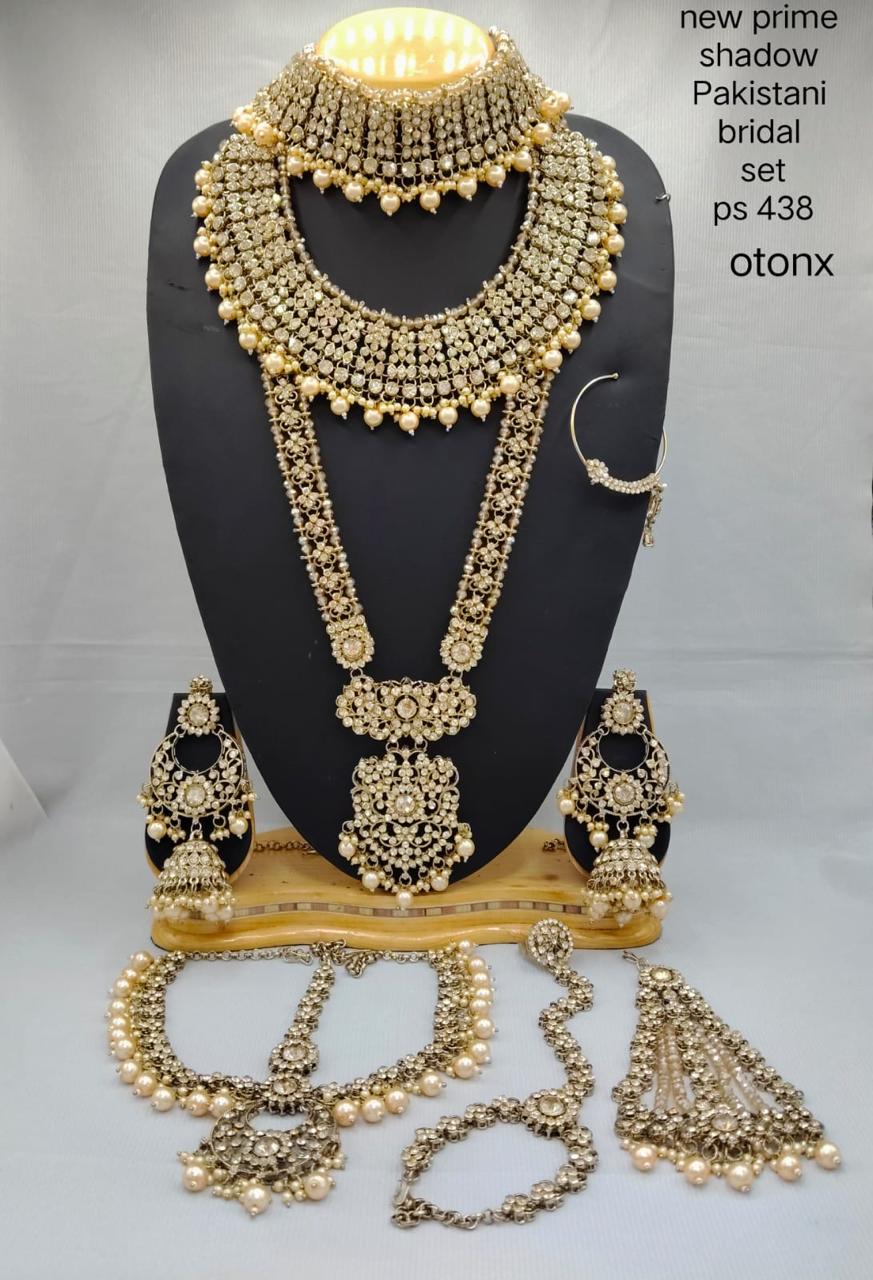 Full Heavy Bridal Wedding Jewellery Set with Passa & Matha Patti