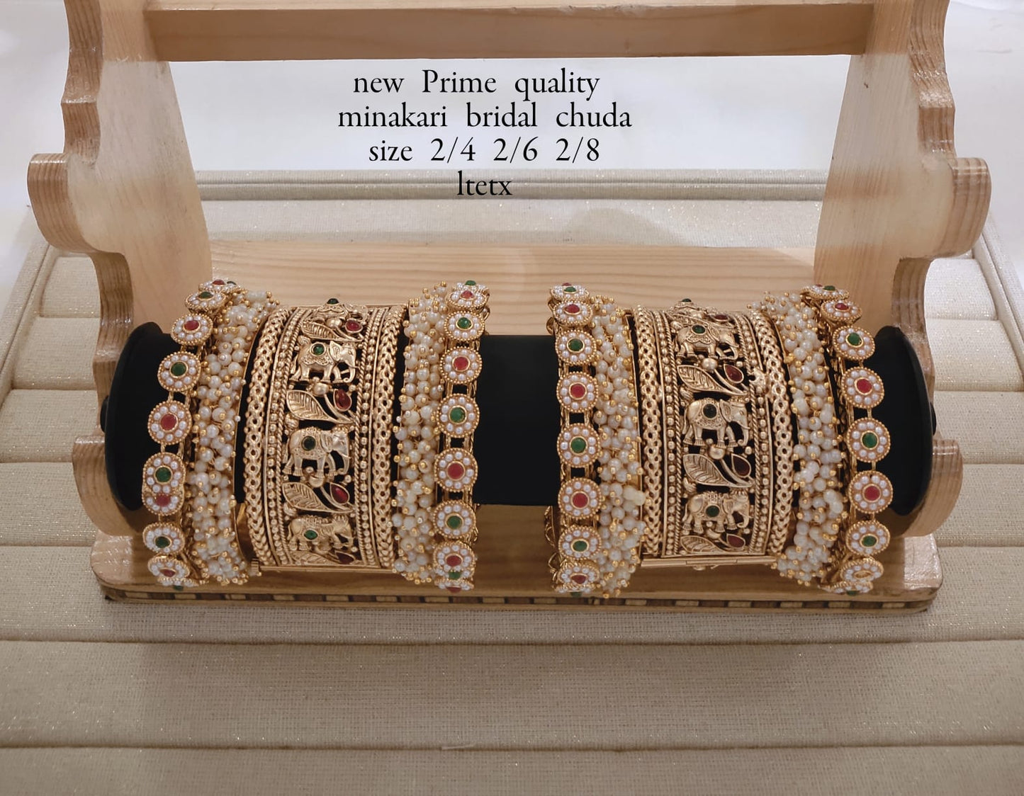 Gold Plated Copper Bangle Set
