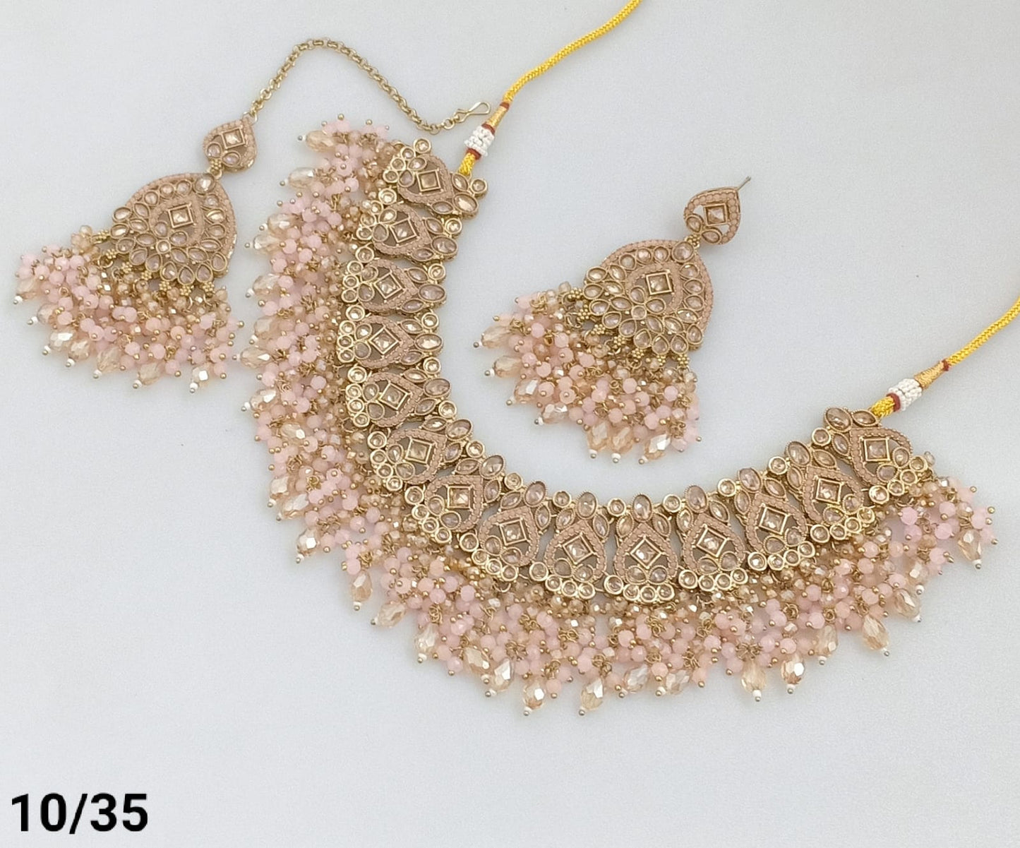Antique Gold Plated Necklace Set