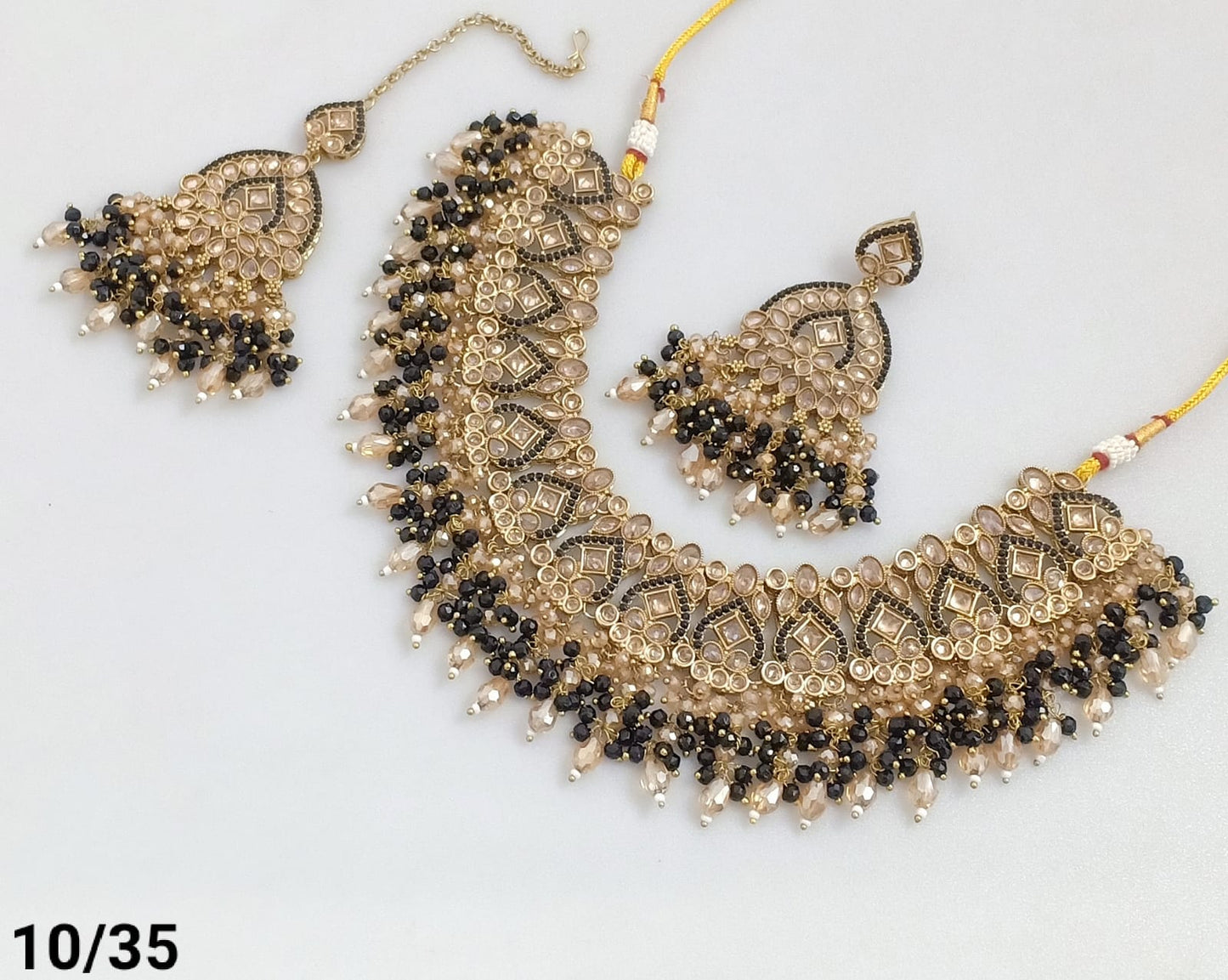 Antique Gold Plated Necklace Set