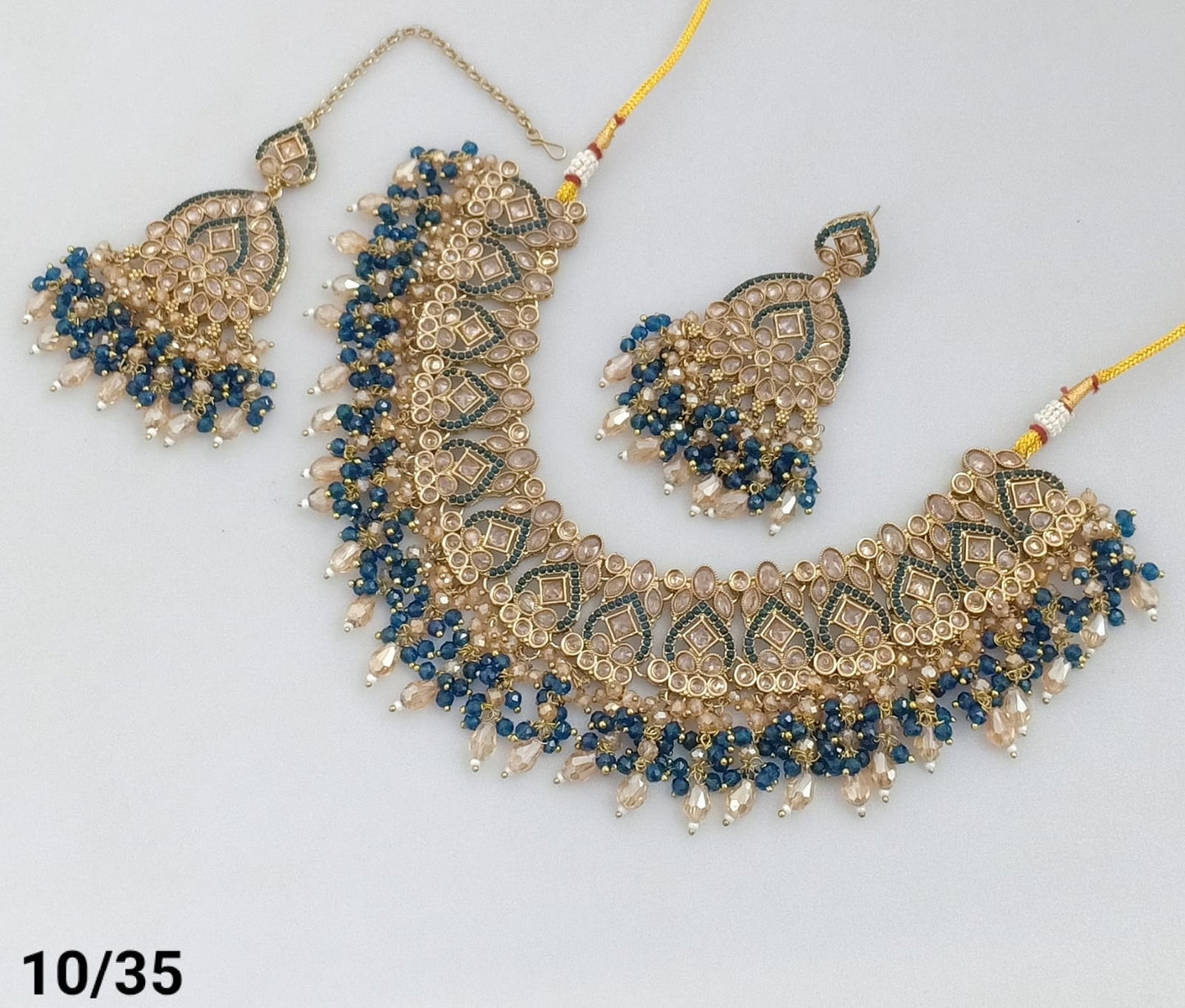 Antique Gold Plated Necklace Set