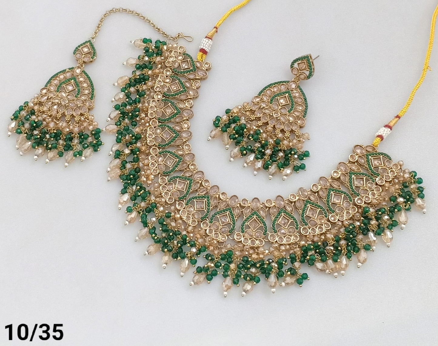 Antique Gold Plated Necklace Set