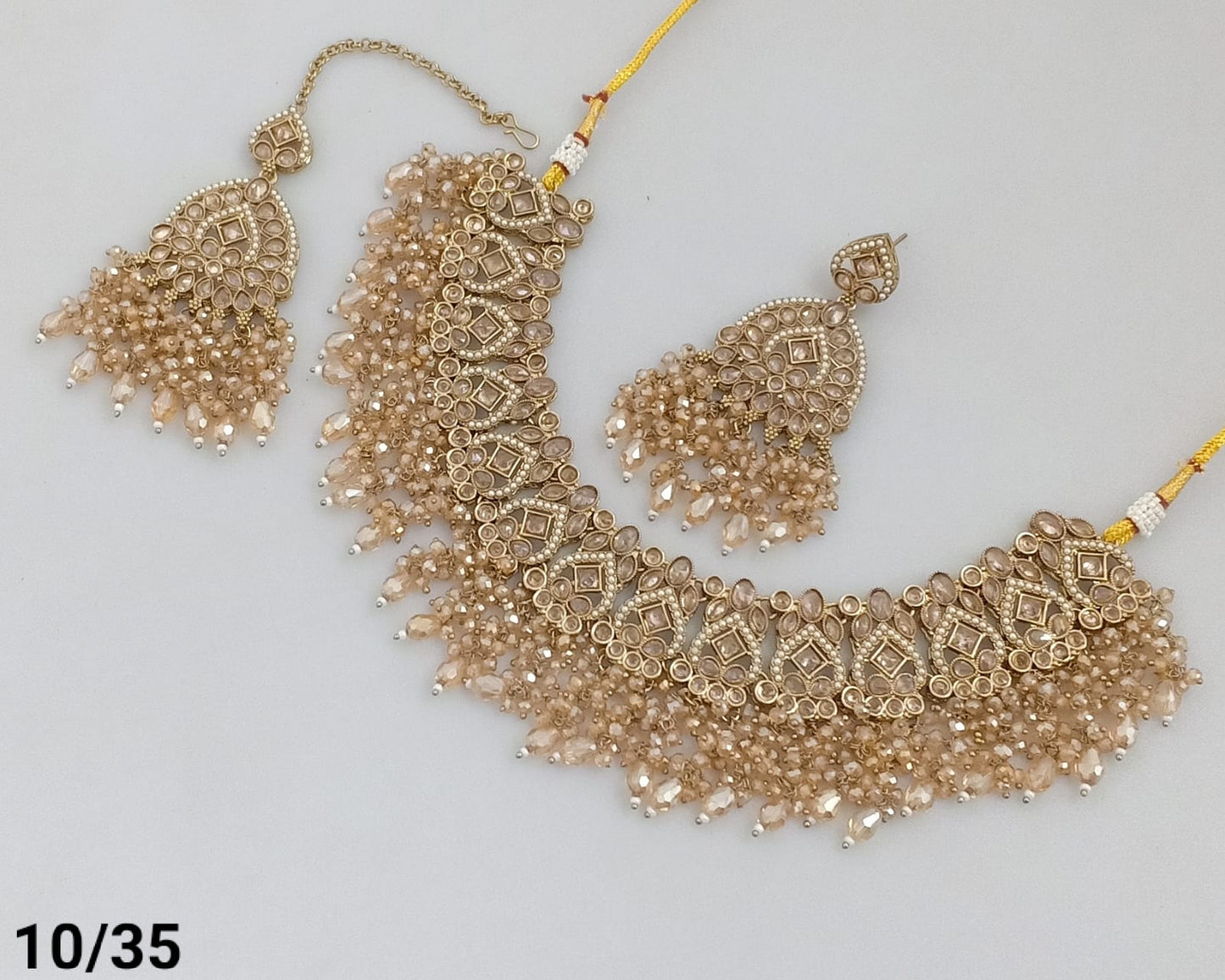 Antique Gold Plated Necklace Set