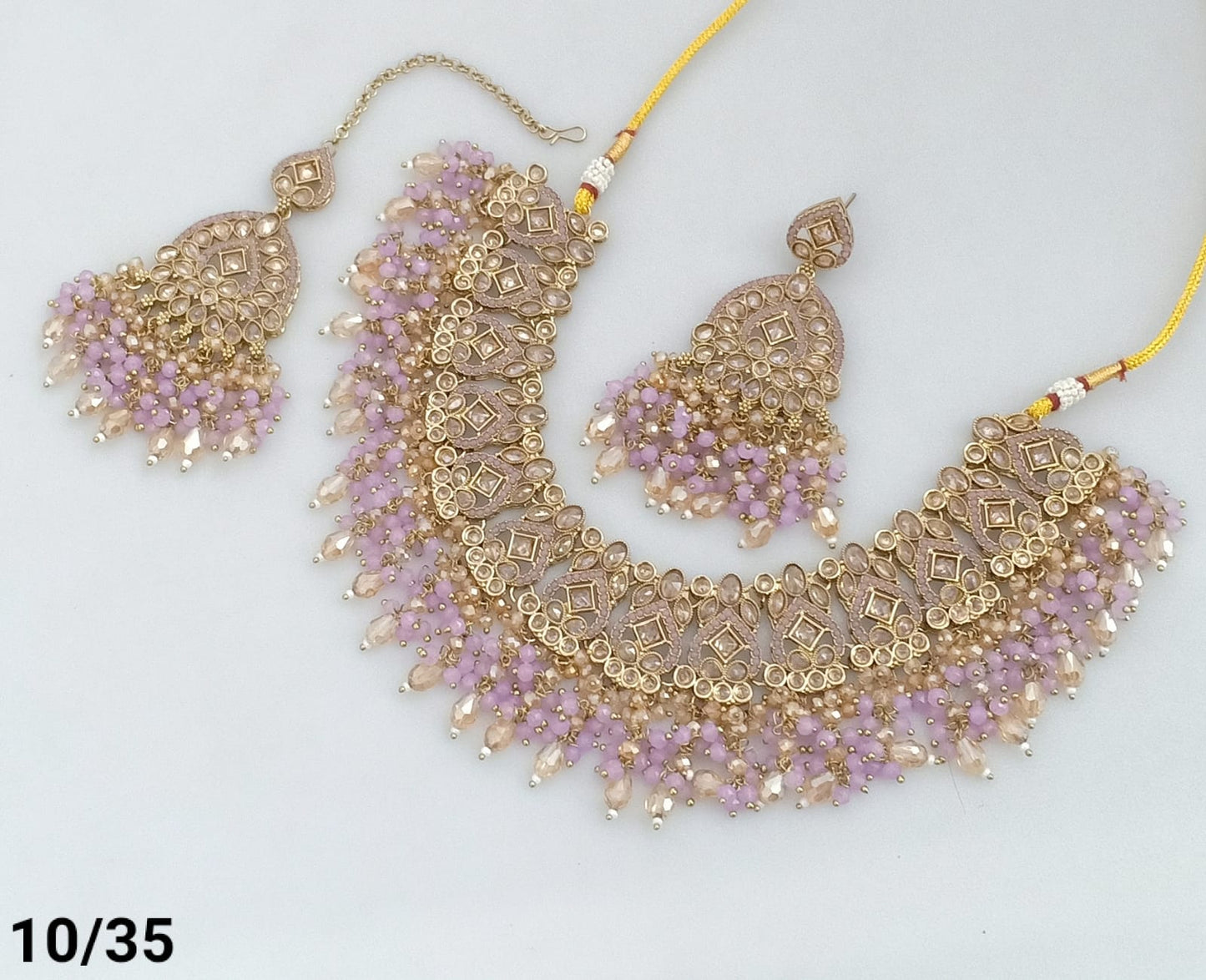 Antique Gold Plated Necklace Set