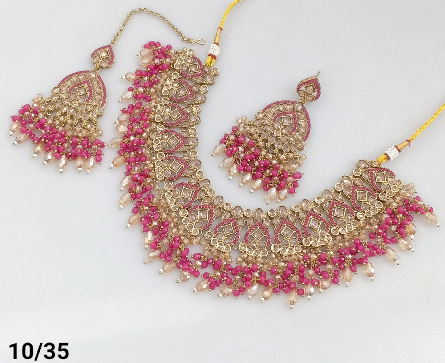 Antique Gold Plated Necklace Set