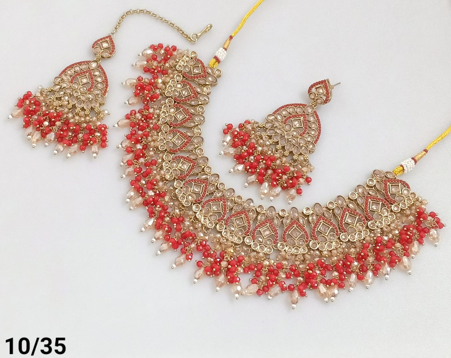 Antique Gold Plated Necklace Set