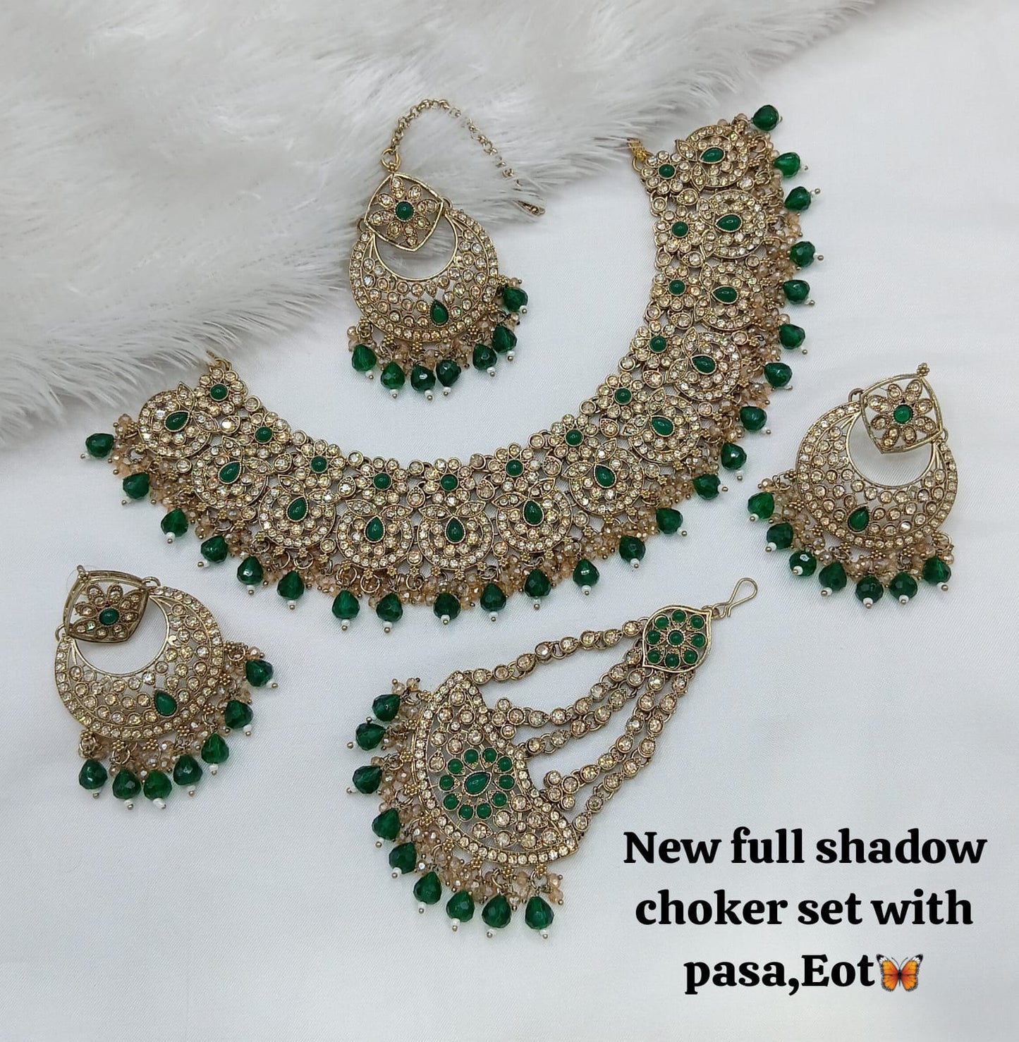 Antique Gold Plated Jewellery Set