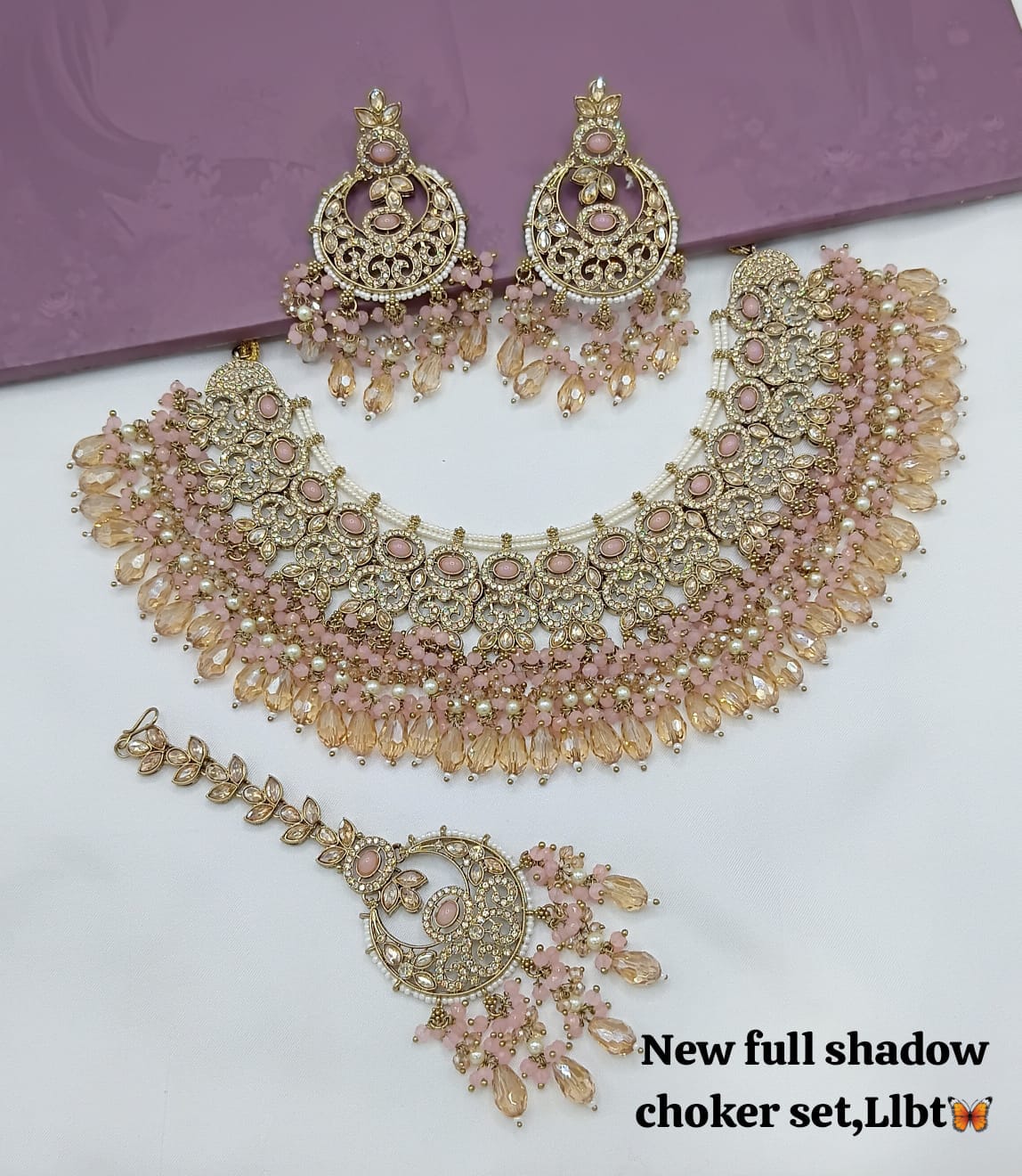Antique Gold Plated Jewellery Set