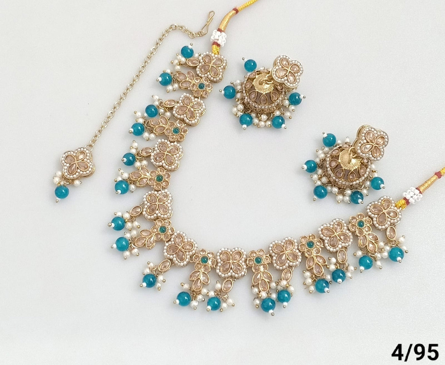 Antique Gold Plated Necklace Set