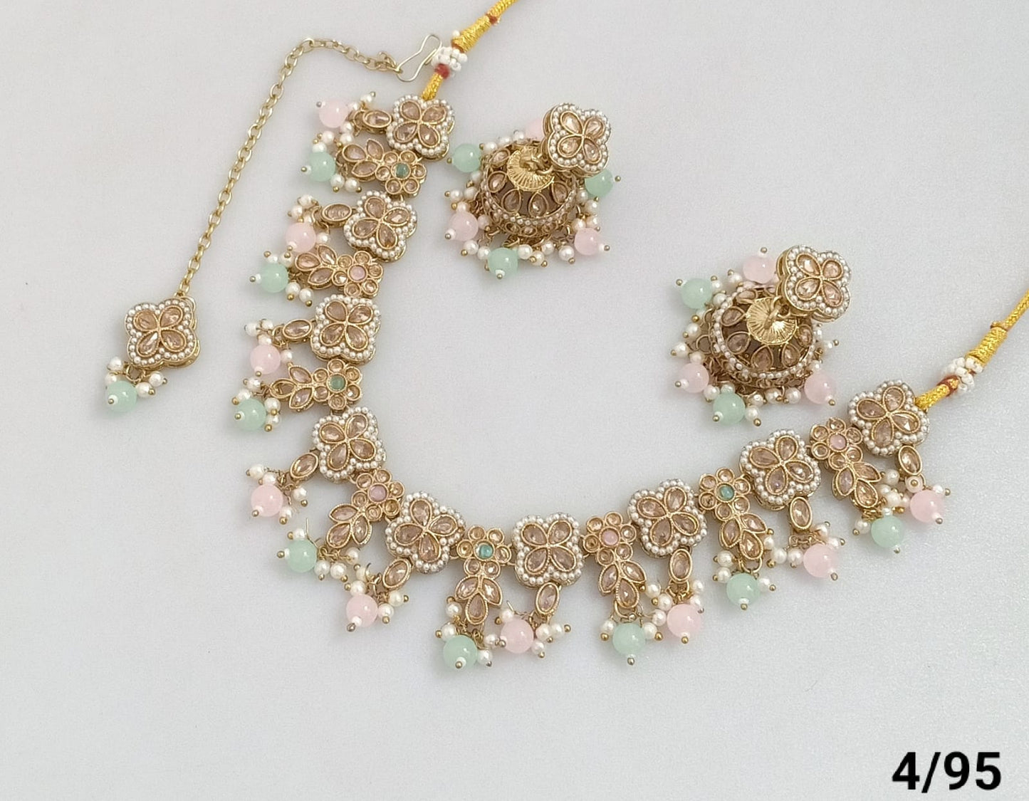 Antique Gold Plated Necklace Set
