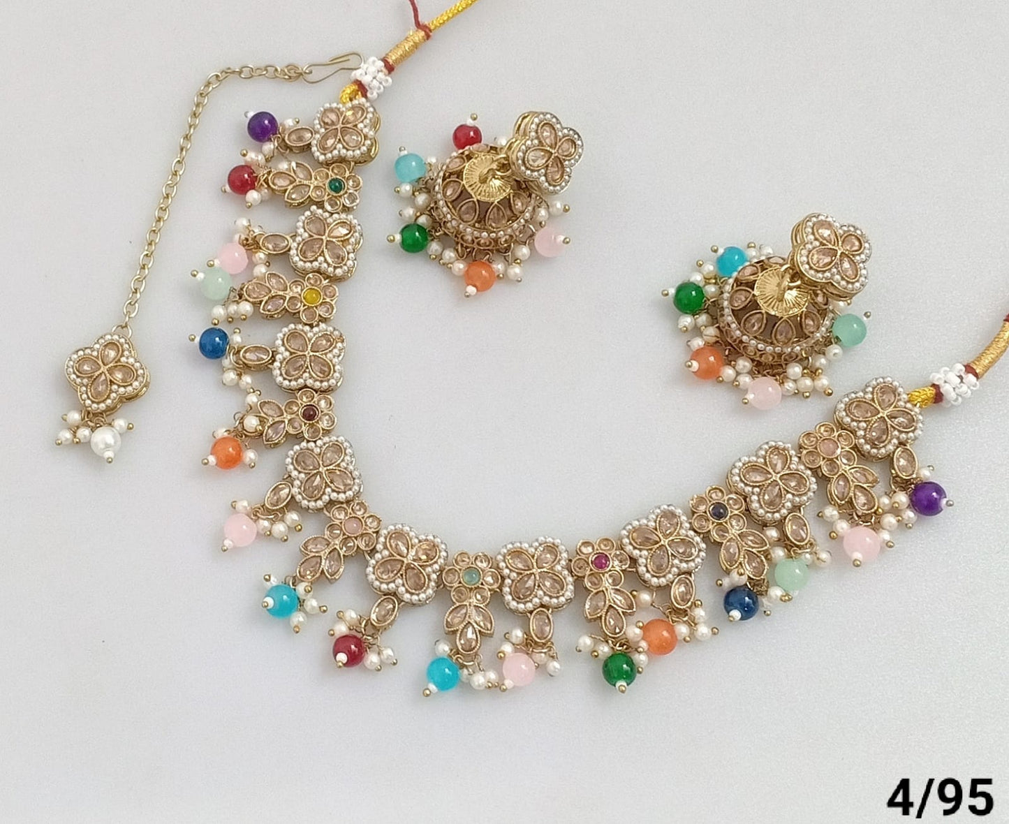 Antique Gold Plated Necklace Set