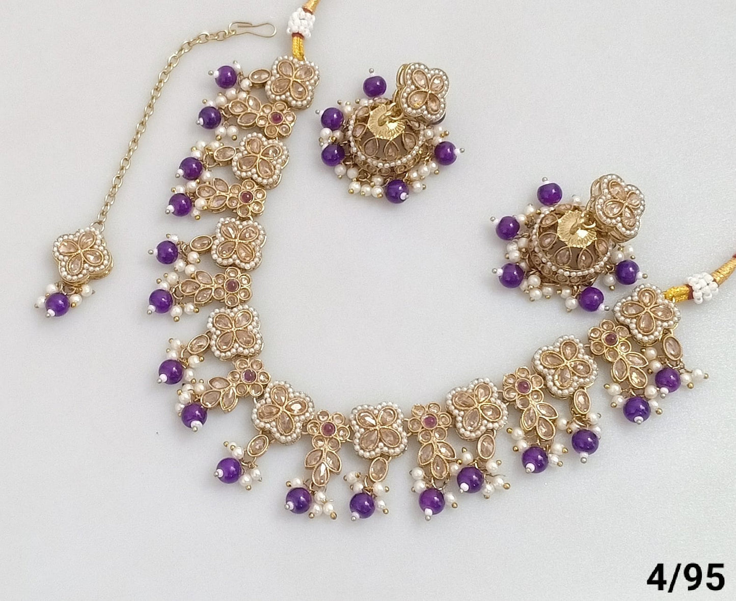 Antique Gold Plated Necklace Set