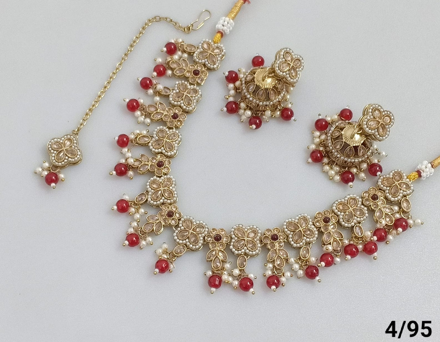 Antique Gold Plated Necklace Set