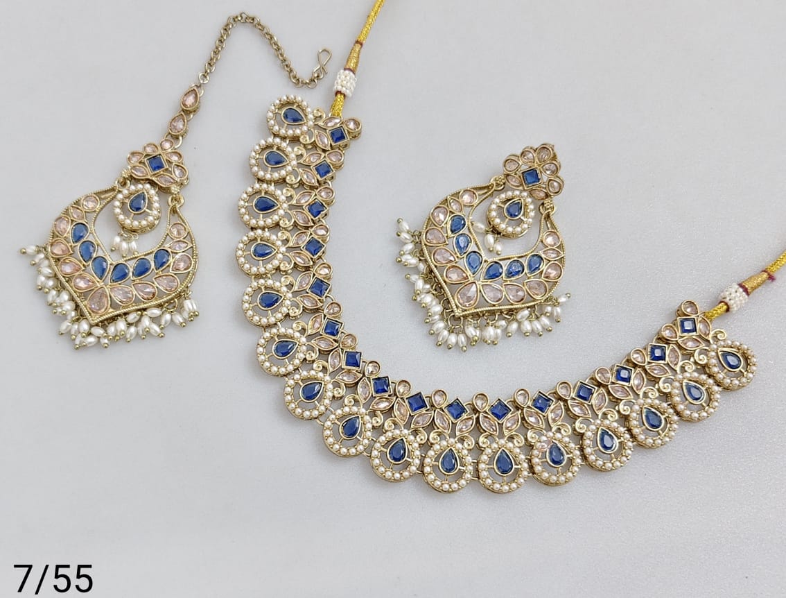 Antique Gold Plated Necklace Set