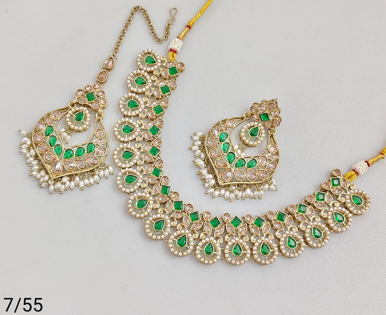 Antique Gold Plated Necklace Set