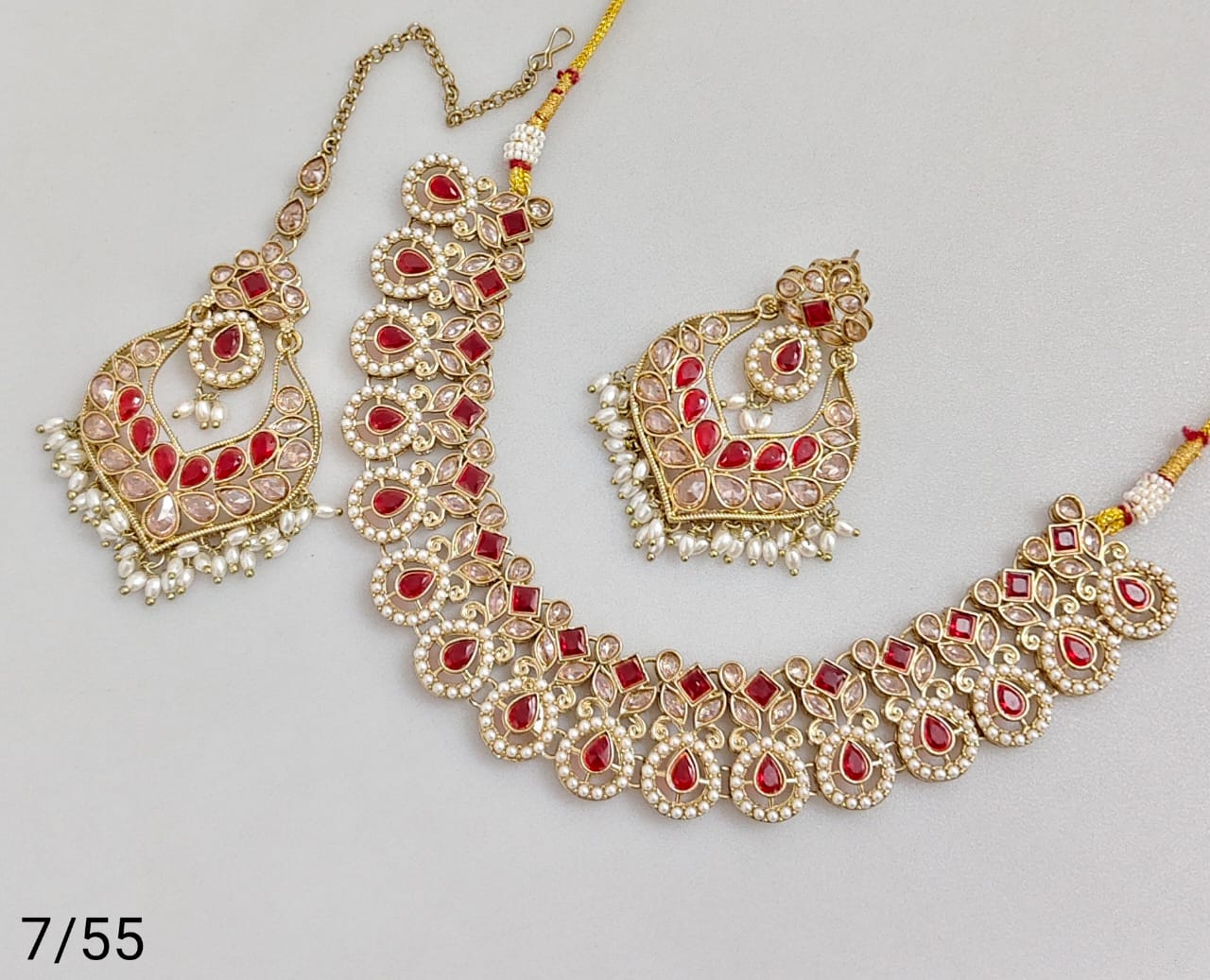 Antique Gold Plated Necklace Set