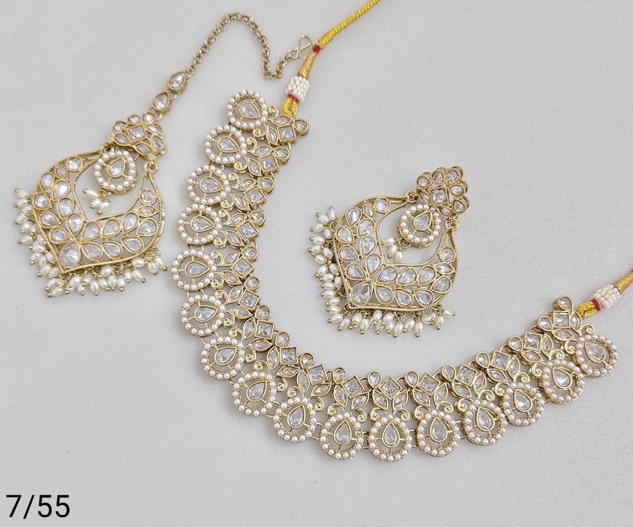 Antique Gold Plated Necklace Set