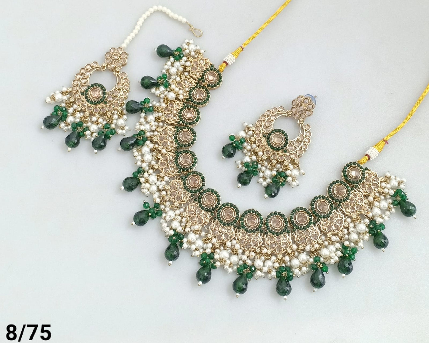 Antique Gold Plated Choker Necklace Set