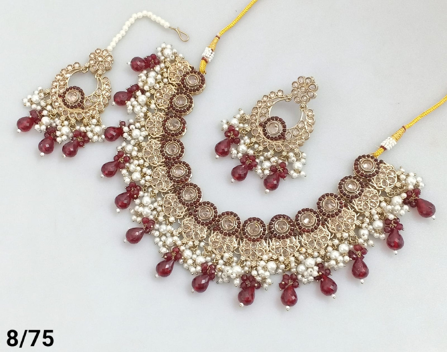 Antique Gold Plated Choker Necklace Set