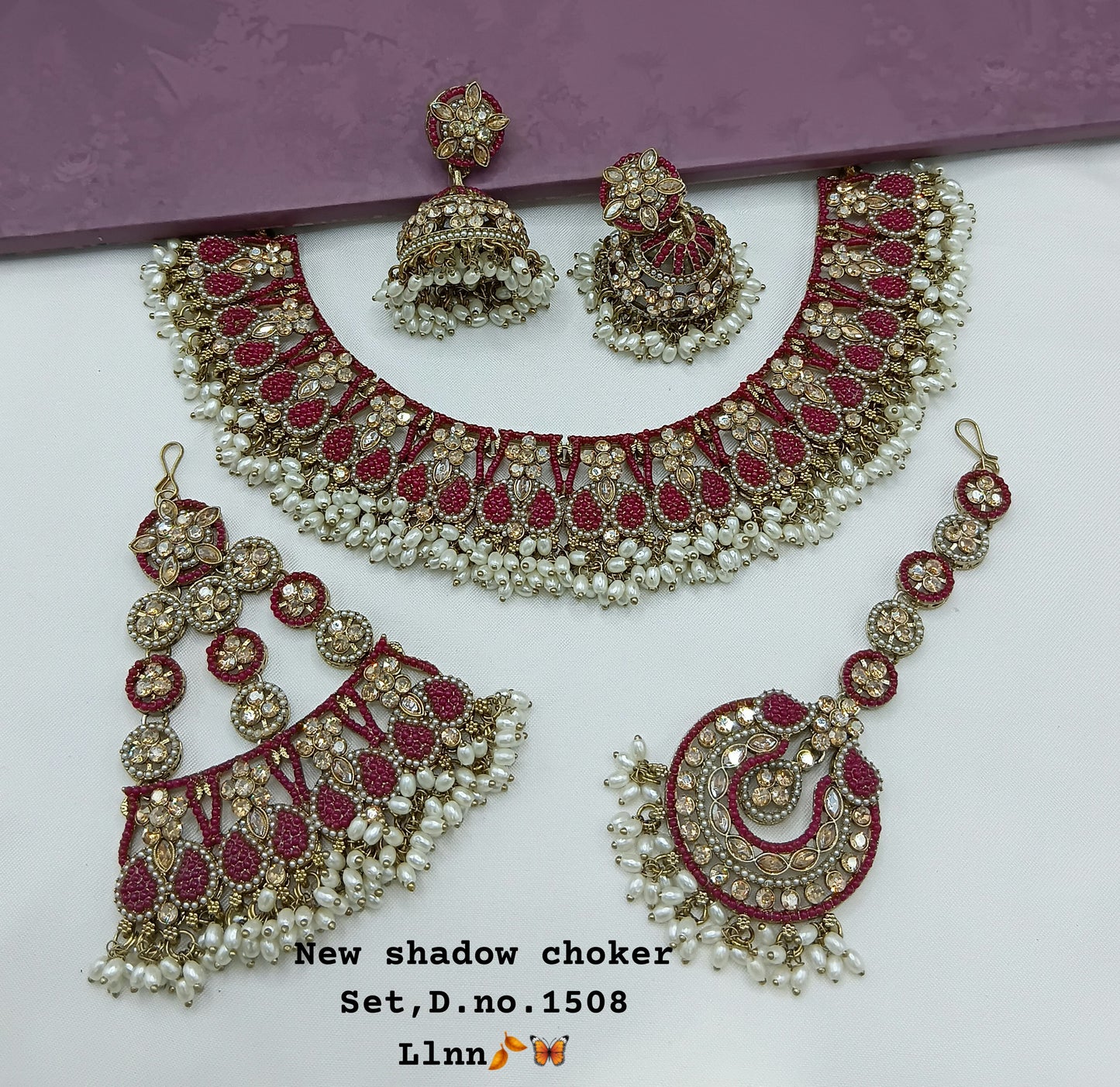 Antique Gold Plated Jewellery Set