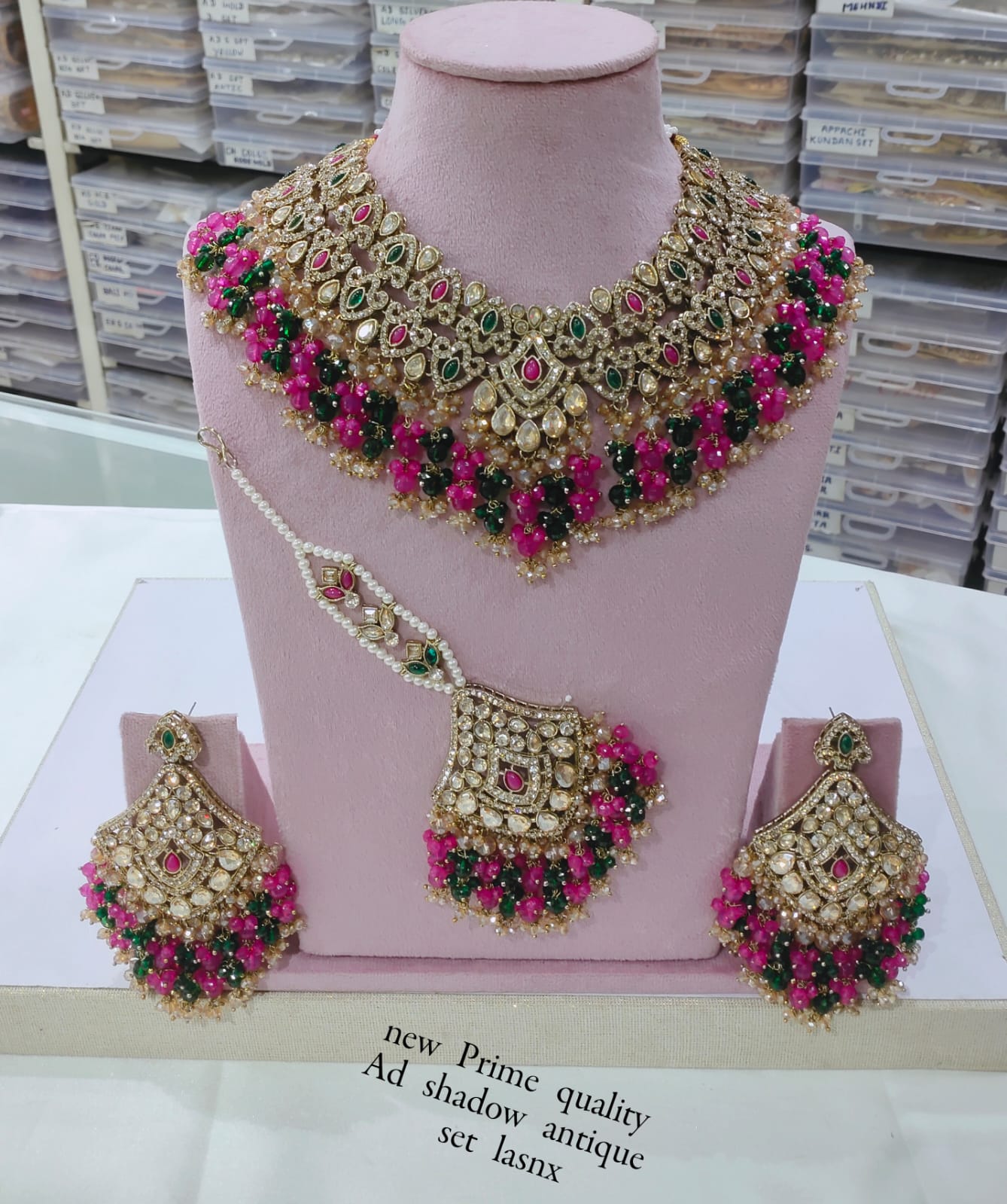 Antique Gold Plated Jewellery Set