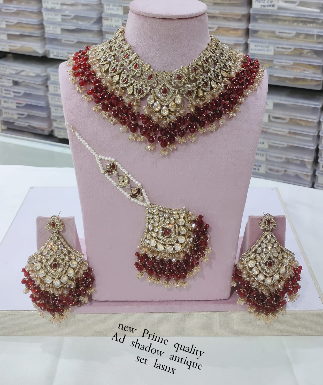Antique Gold Plated Jewellery Set