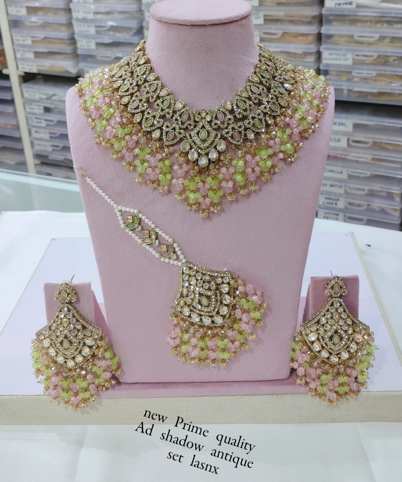 Antique Gold Plated Jewellery Set