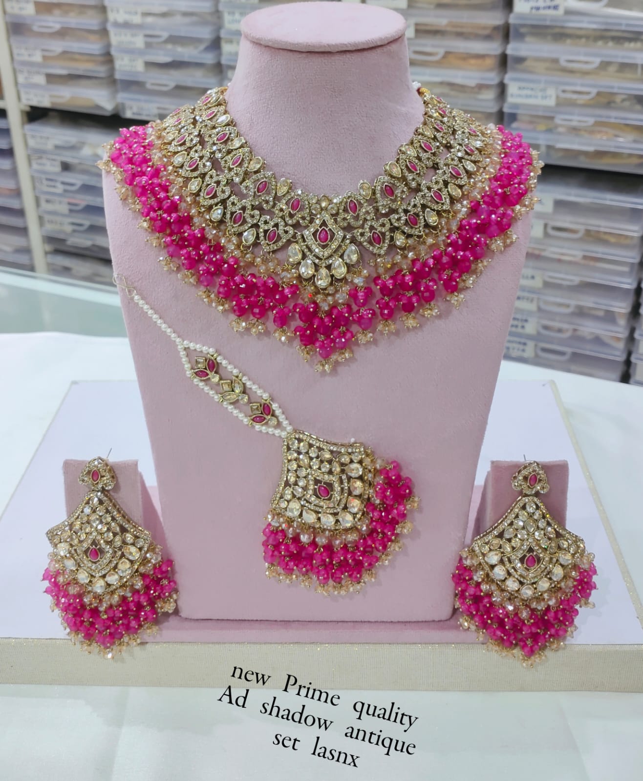 Antique Gold Plated Jewellery Set