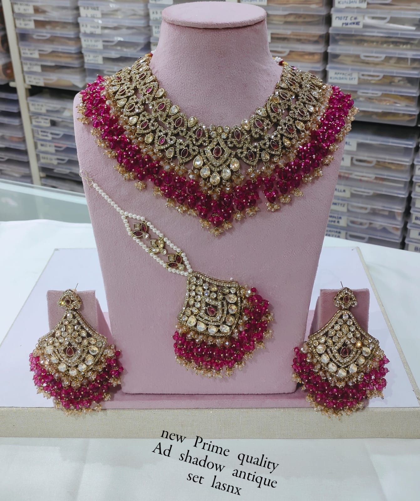 Antique Gold Plated Jewellery Set