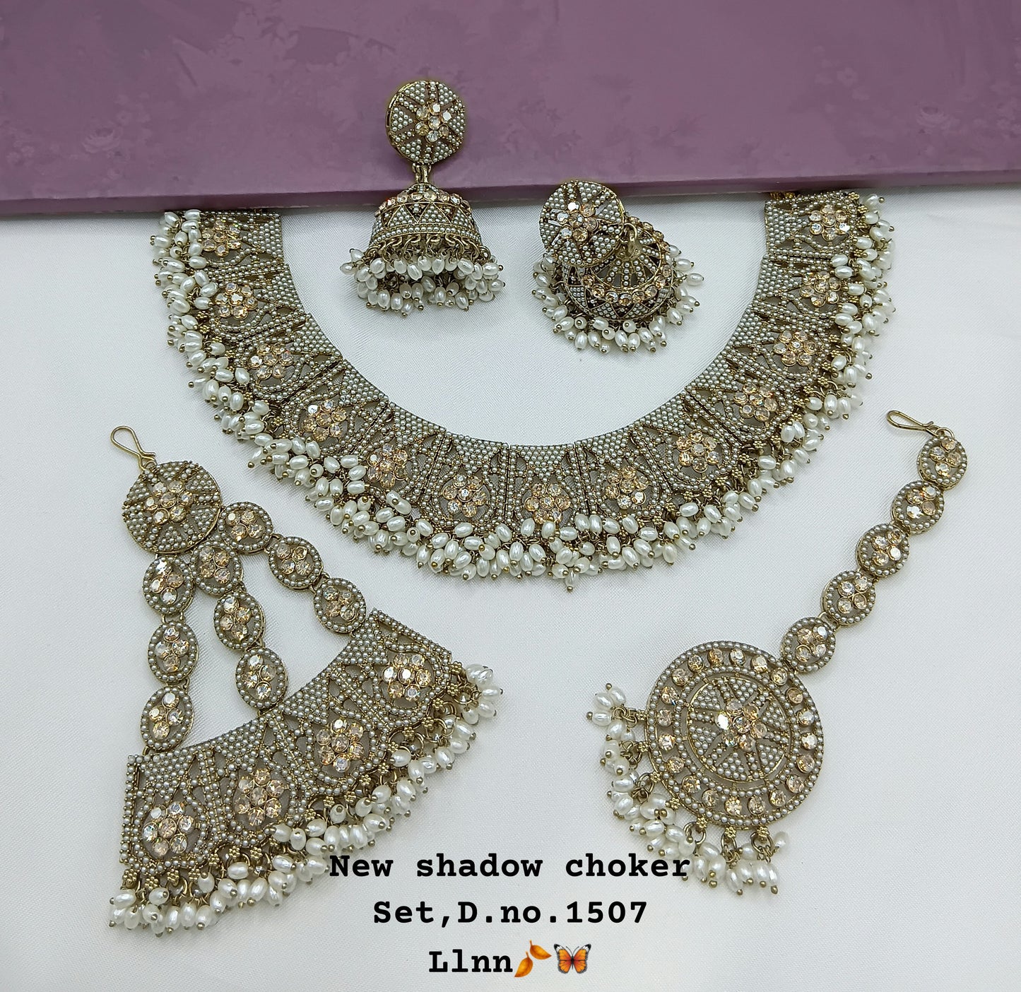 Antique Gold Plated Fashion Jewellery Set