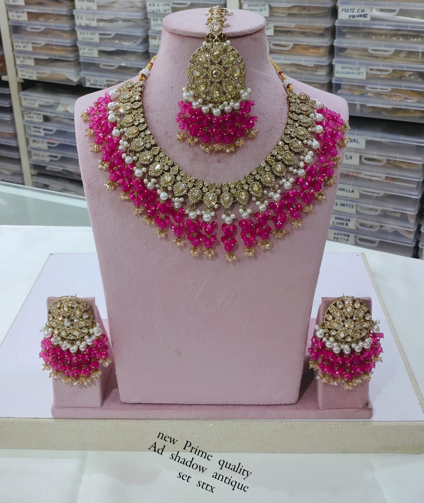 Antique Gold Plated Jewellery Set